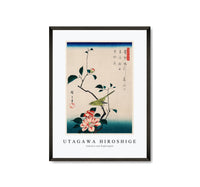 
              Utagawa Hiroshige - Camellia and Nightingale
            