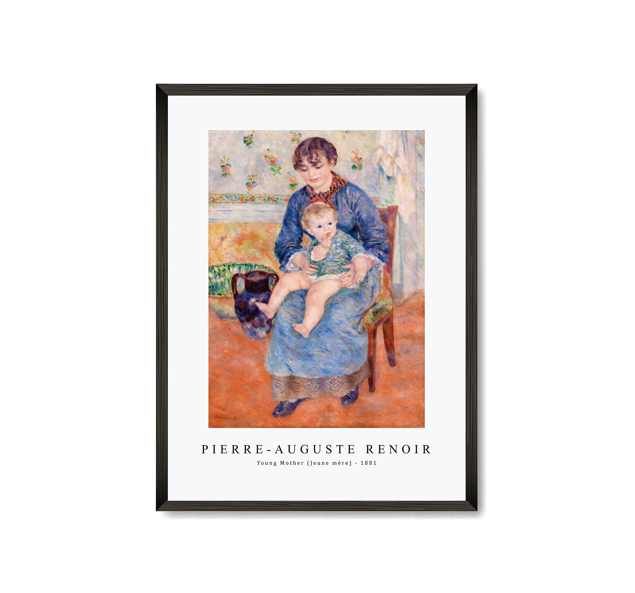 Pierre-Auguste Renoir【母と子】　保証書 Pierre-Auguste Renoir【母と子】 保証書 Pierre-Auguste Renoir【母と