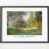 Claude Monet - The Parc Monceau 1876