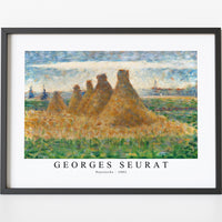 Georges Seurat - Haystacks 1882