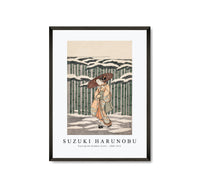 
              Suzuki Harunobu - Passing the Bamboo Grove 1868-1912
            