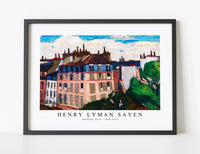 
              Henry Lyman Sayen - Rooftops, Paris 1909-1912
            