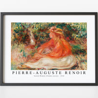 Pierre Auguste Renoir - Seated Woman (Femme assise) 1910