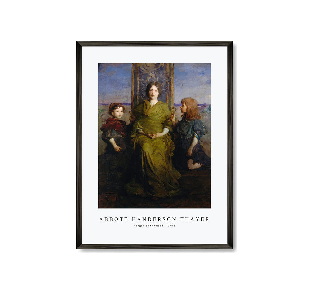 Abbott Handerson Thayer - Virgin Enthroned-1891