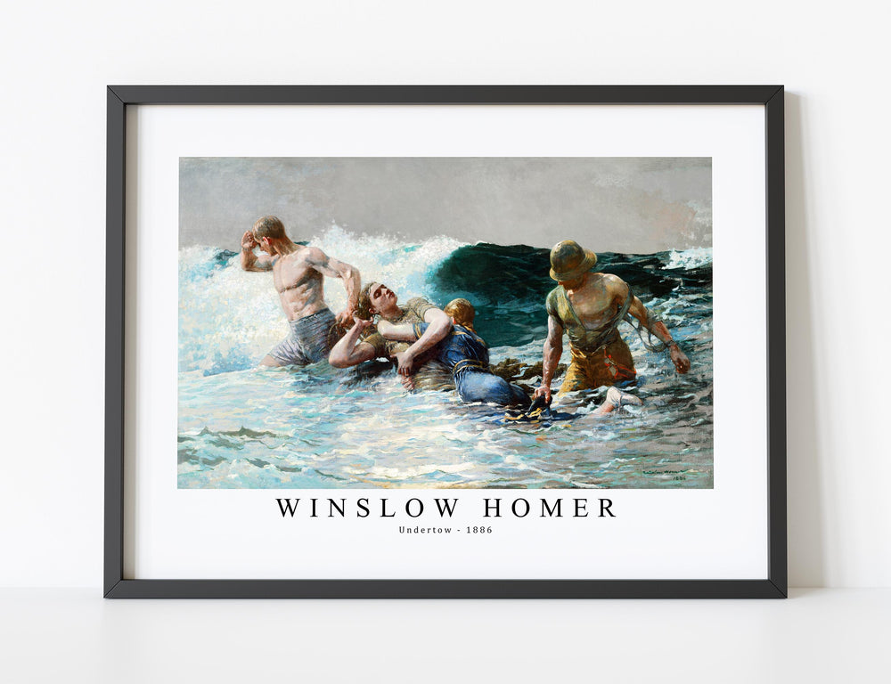 winslow homer - Undertow-1886
