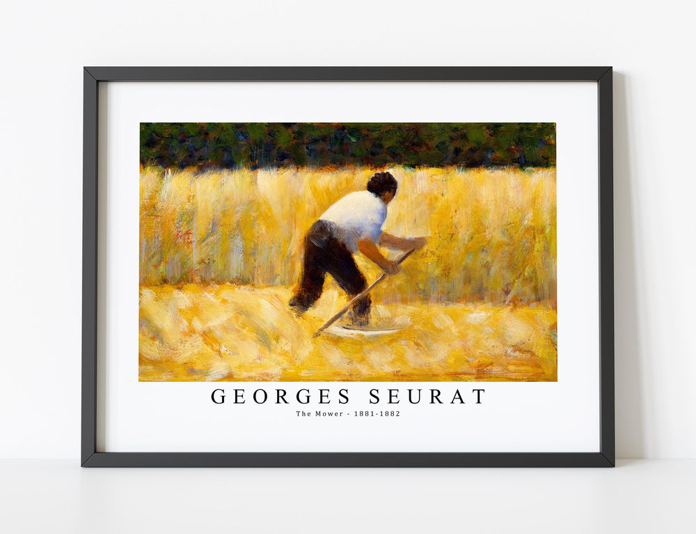 Georges Seurat - The Mower 1881-1882