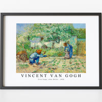 Vincent Van Gogh - First Steps, after Millet 1890