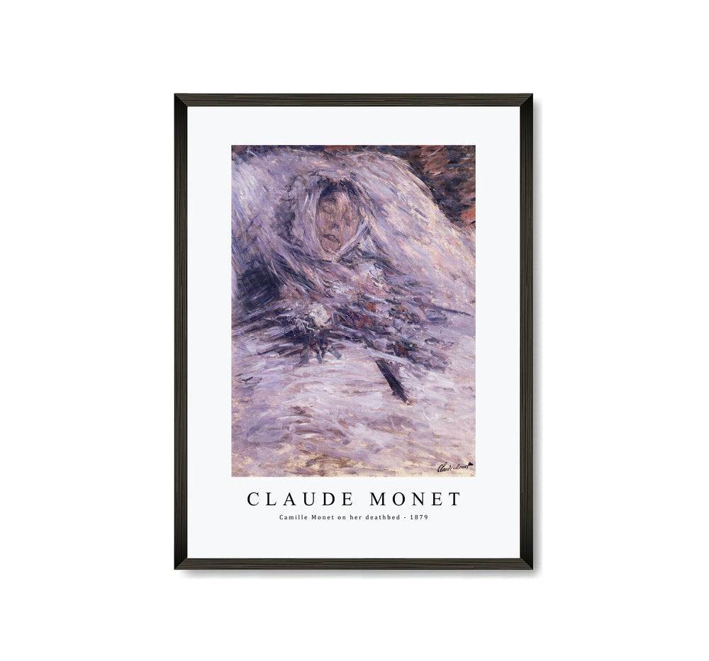 Claude Monet - Camille Monet on her deathbed 1879