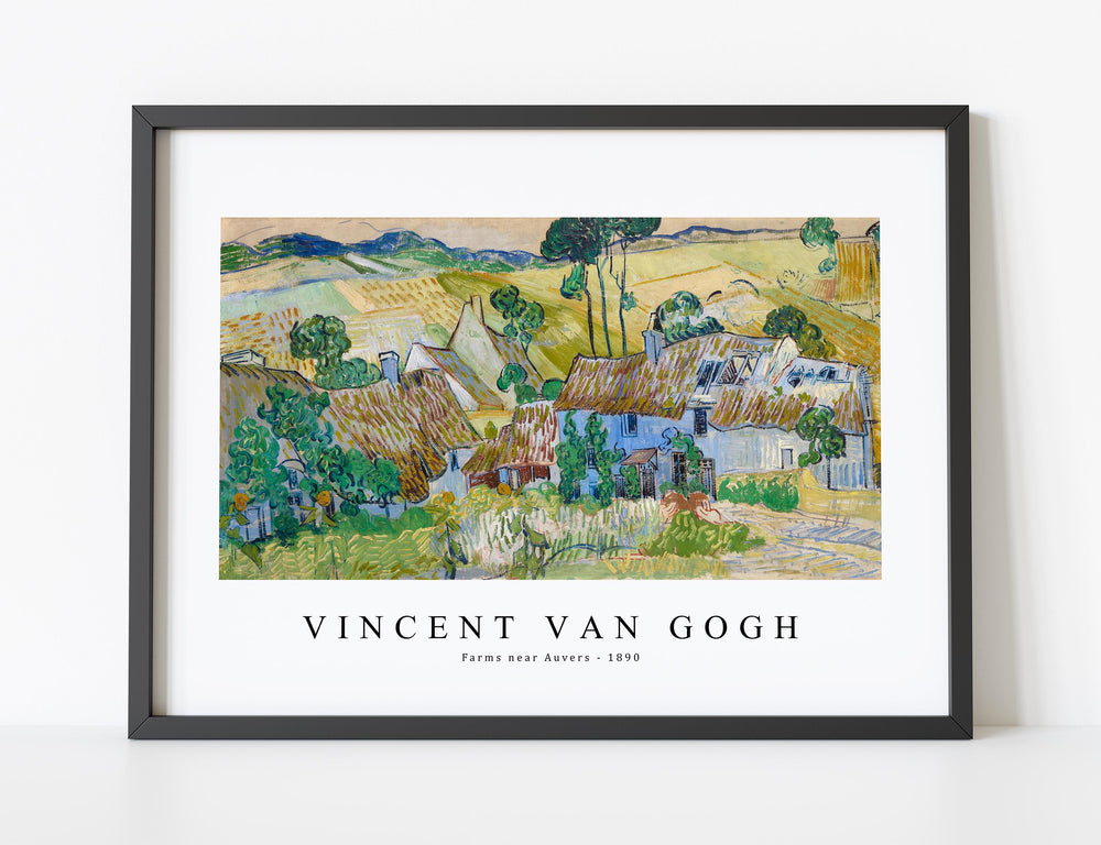 Vincent Van Gogh - Farms near Auvers 1890