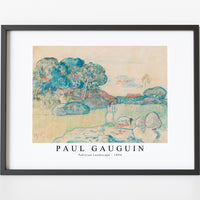 Paul gauguin - Tahitian Landscape 1894