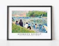 
              Georges Seurat - Bathers (Study for Bathers at Asnières) 1883-1884
            