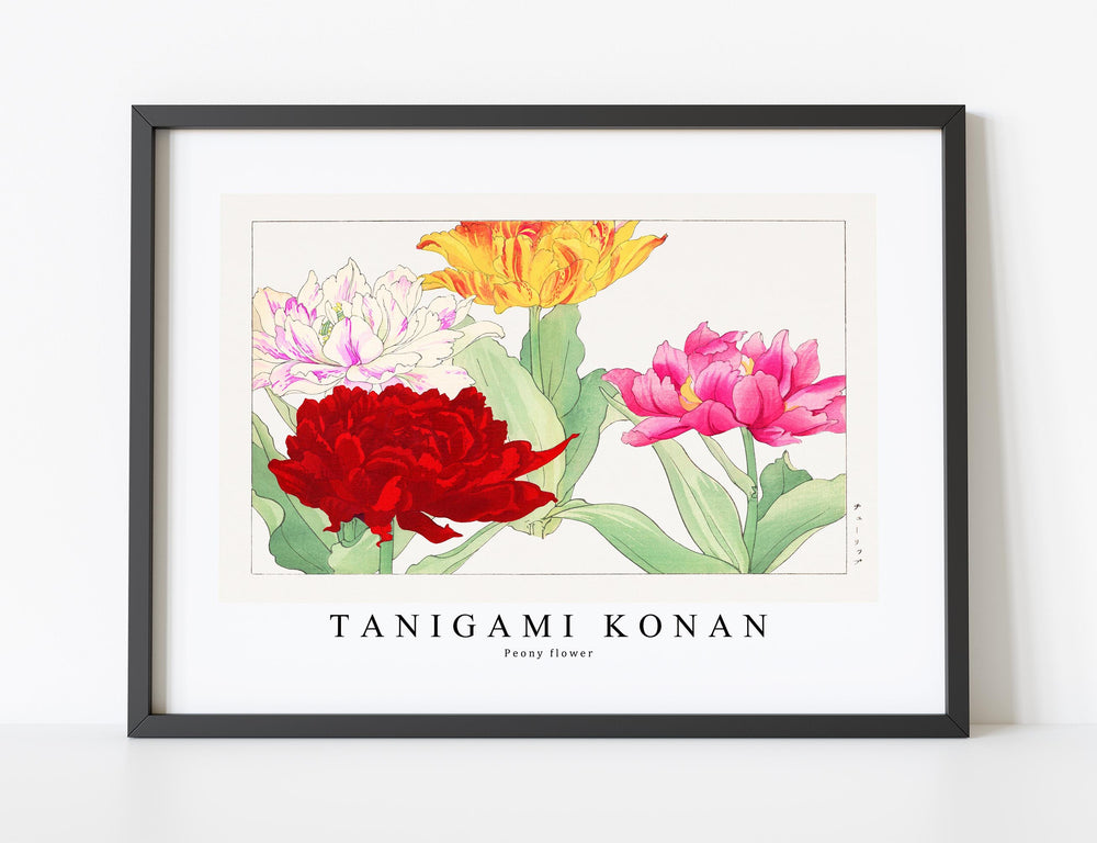 Tanigami Konan - Peony flower