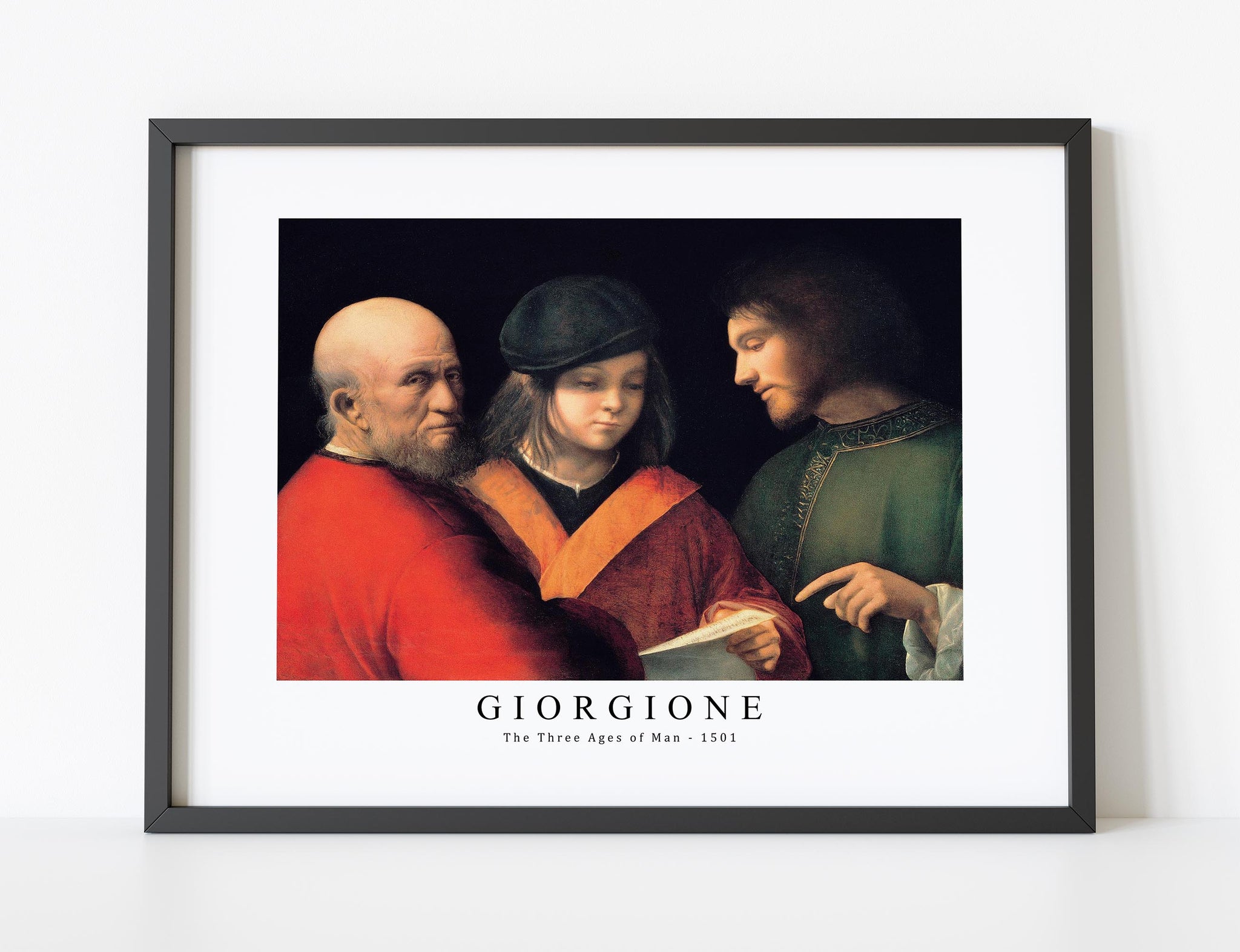 Giorgione - The Three Ages of Man 1501| MPCANVAS