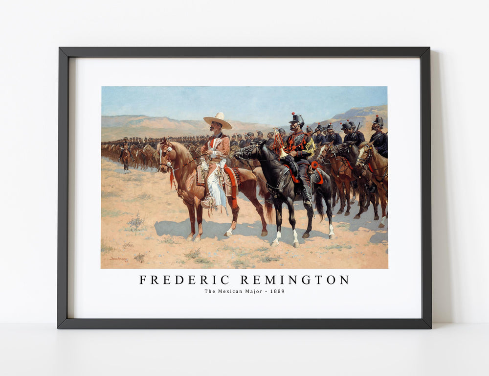 Frederic Remington - The Mexican Major-1889