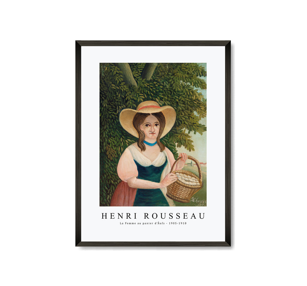 Henri Rousseau - Woman with Basket of Eggs (La Femme au panier d'Åufs) 1905-1910