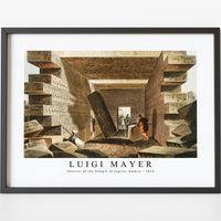 Luigi Mayer - Interior of the Temple of Jupiter Ammon 1810