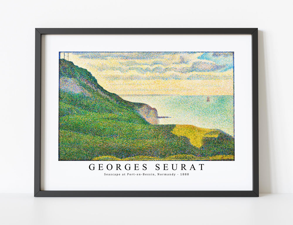 Georges Seurat - Seascape at Port-en-Bessin, Normandy 1888