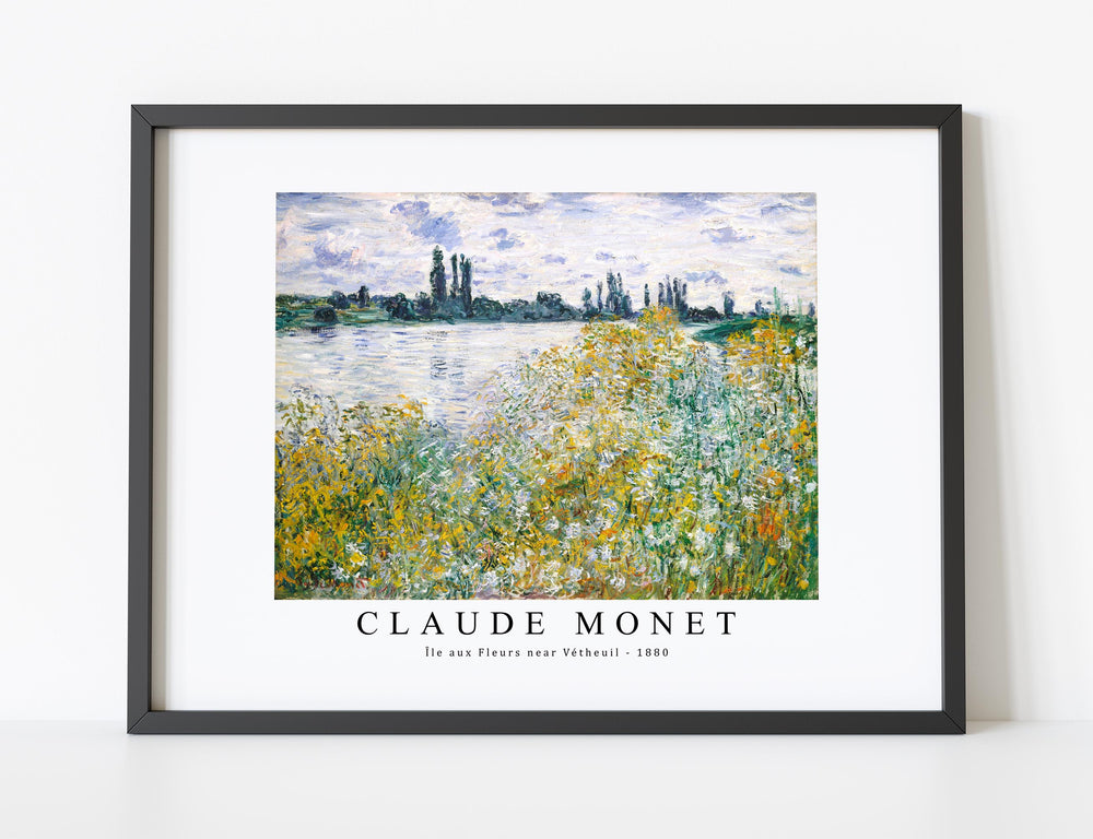 Claude Monet - Île aux Fleurs near Vétheuil 1880