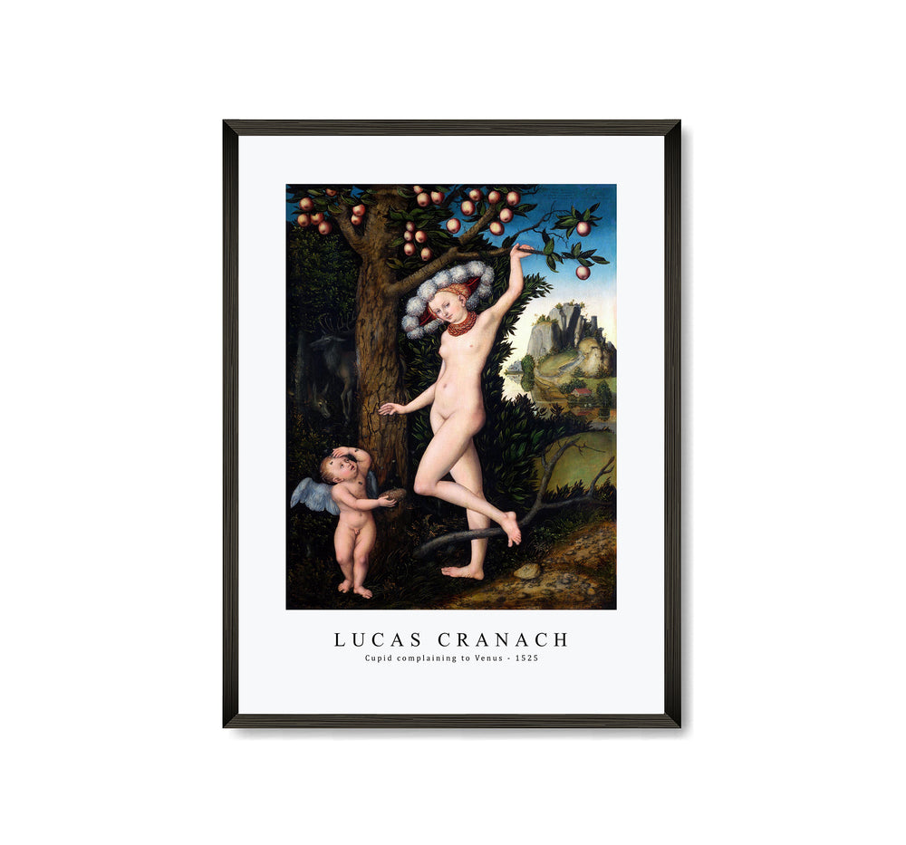 Lucas Cranach - Cupid complaining to Venus (1525)