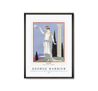 
              George Barbier - Psyché Robe du soir, de Worth from Gazette du Bon Ton No. 9 Pl. 68 - 1921
            