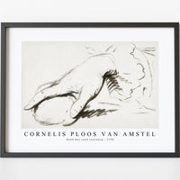 Cornelis ploos van amstel - Hand met rond voorwerp-1758