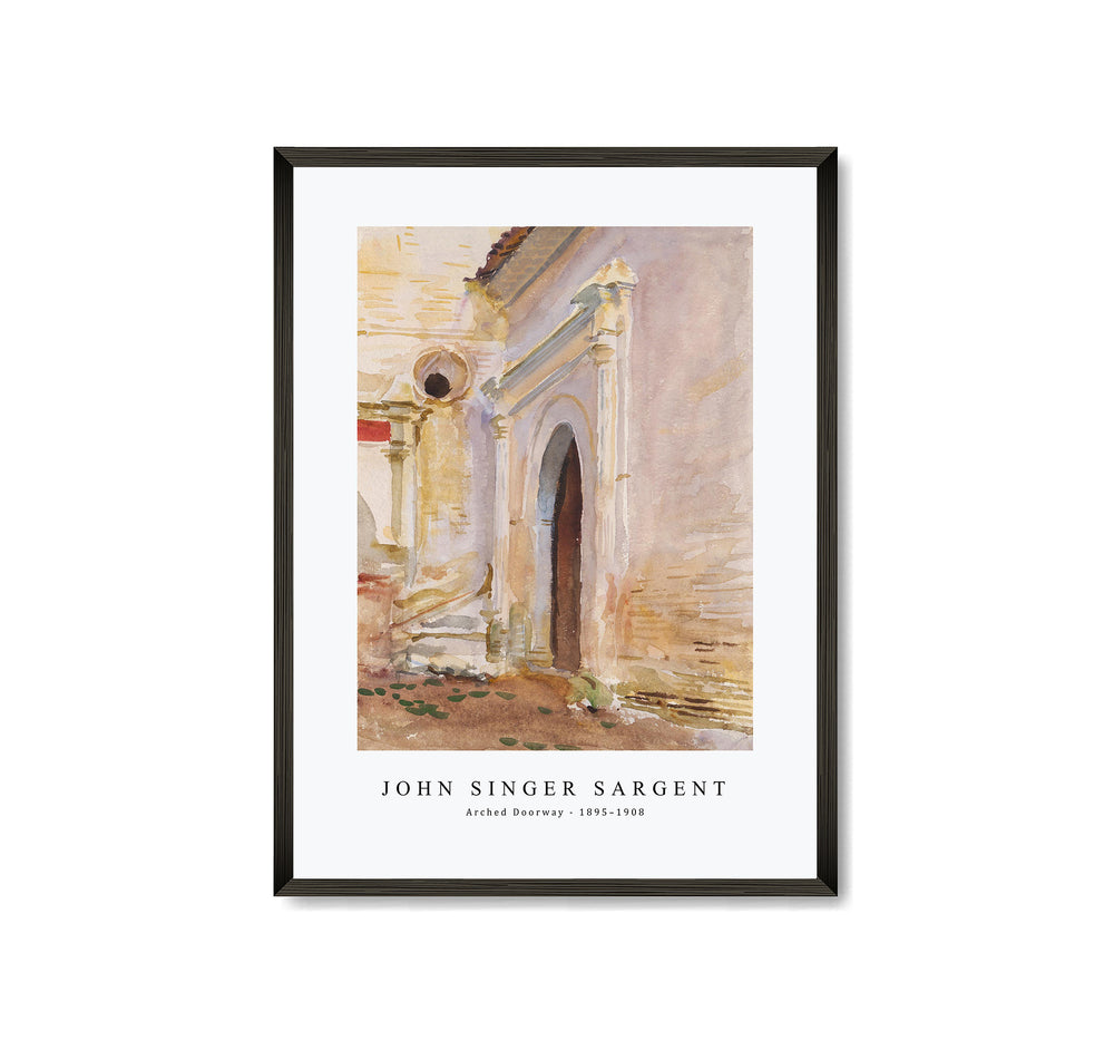 John Singer Sargent - Arched Doorway (ca. 1895–1908)