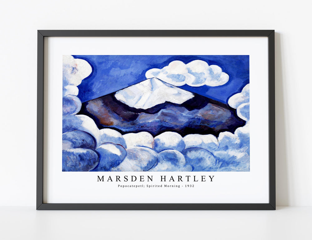 Marsden Hartley - Popocatepetl; Spirited Morning (1932)