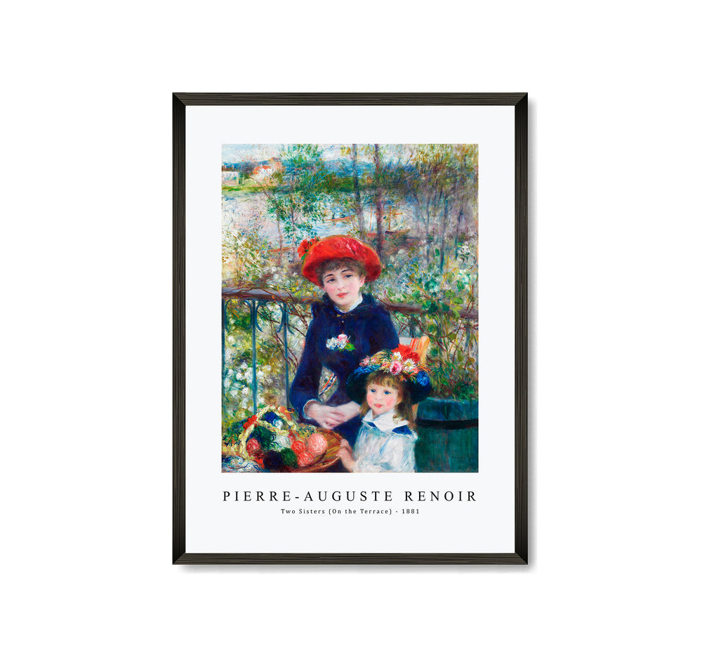 Pierre Auguste Renoir - Two Sisters (On the Terrace) 1881