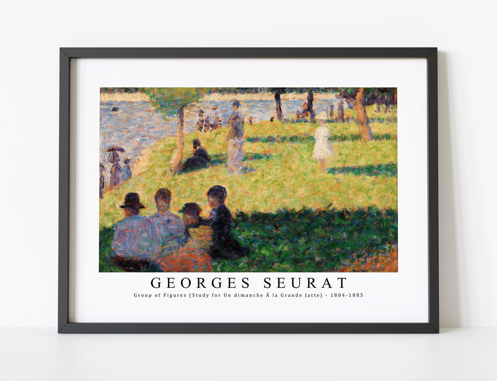 Georges Seurat - Group of Figures (Study for Un dimanche Ã la Grande Jatte) 1884-1885