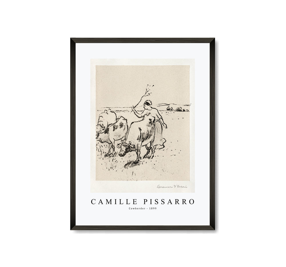Camille Pissarro - Cowherder 1899