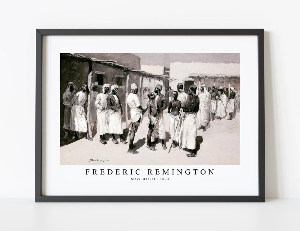 Frderic Remington - Slave Market-1893