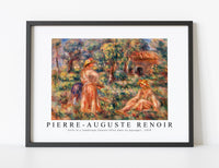 
              Pierre Auguste Renoir - Girls in a Landscape (Jeunes filles dans un paysage) 1918
            