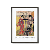 Utamaro Kitagawa - Gotenyama no Hanami Hidari 1753-1806