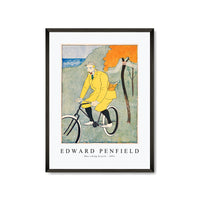 Edward Penfield - Man riding bicycle 1894