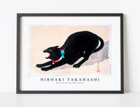 
              Hiroaki Takahashi - Black Cat Hissing 20th century
            