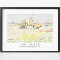 Jan Toorop - Two–master on the Zeeland waters (1915)