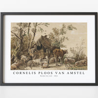 Cornelis ploos van amstel - Herder bij stal-1821