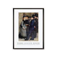 Pierre Auguste Renoir - Leaving the Conservatory (La Sortie du conservatoire) 1876-1877