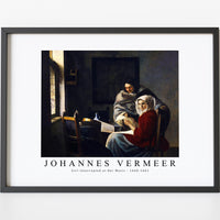 Johannes Vermeer - Girl Interrupted at Her Music 1660-1661
