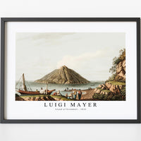 Luigi Mayer - Island of Stromboli 1810