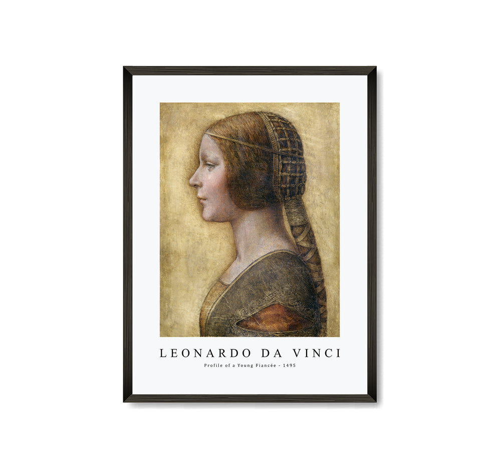 Leonardo Da Vinci - Profile of a Young Fiancée 1495