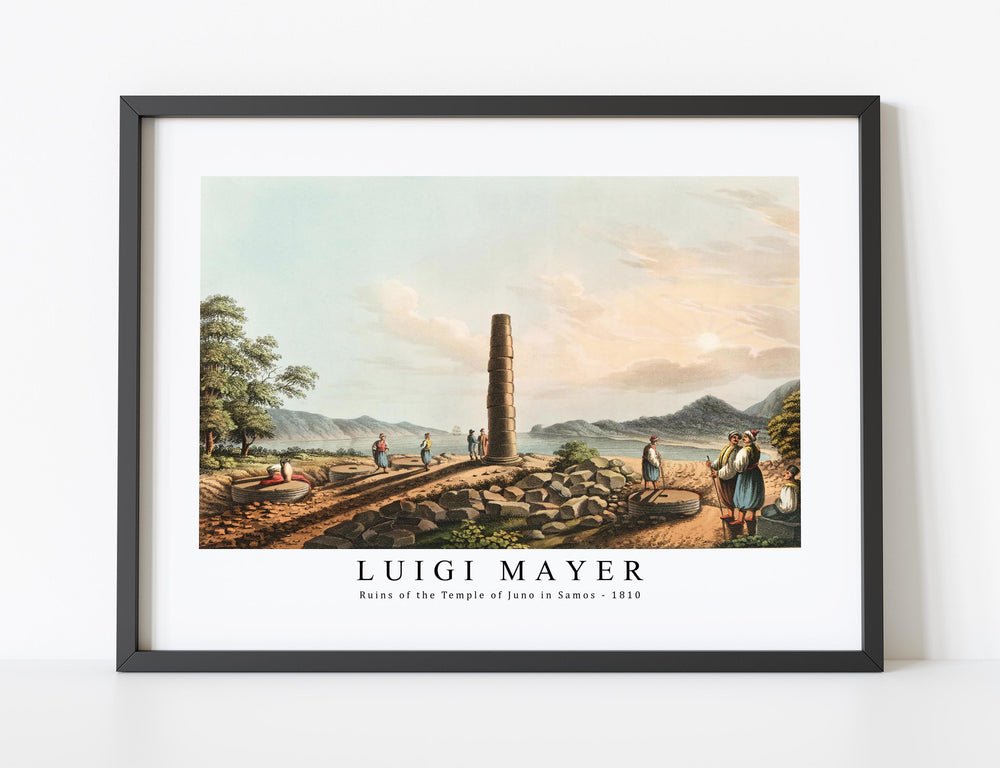 Luigi Mayer - Ruins of the Temple of Juno in Samos 1810