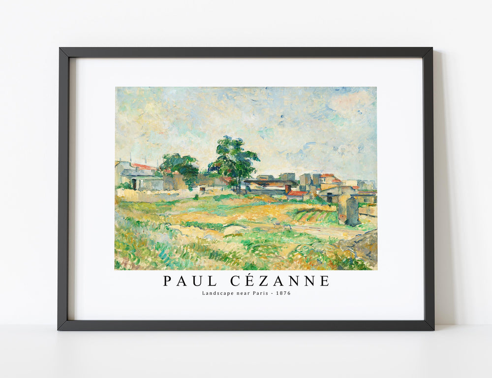 Paul Cezanne - Landscape near Paris 1876
