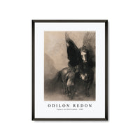 Odilon Redon - Pegasus and Bellerophon 1888