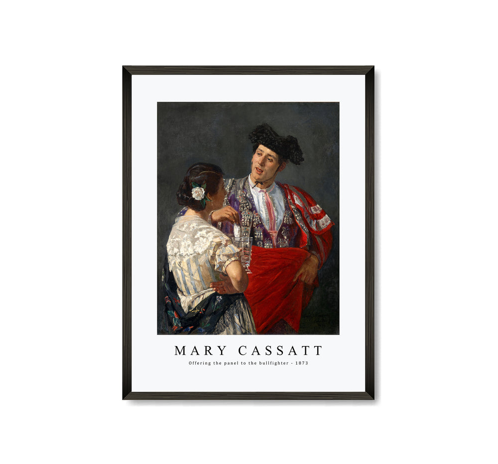 Mary Cassatt - Offering the panel to the bullfighter 1873