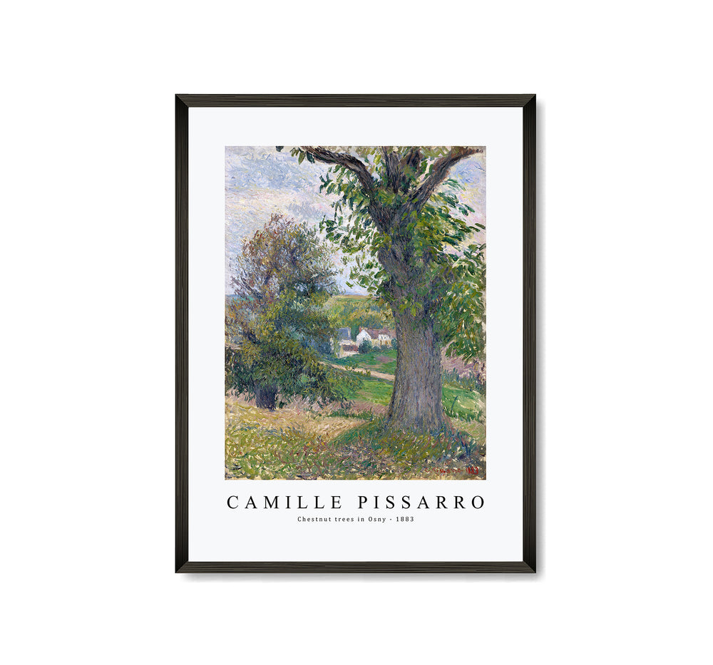Camille Pissarro - Chestnut trees in Osny 1883