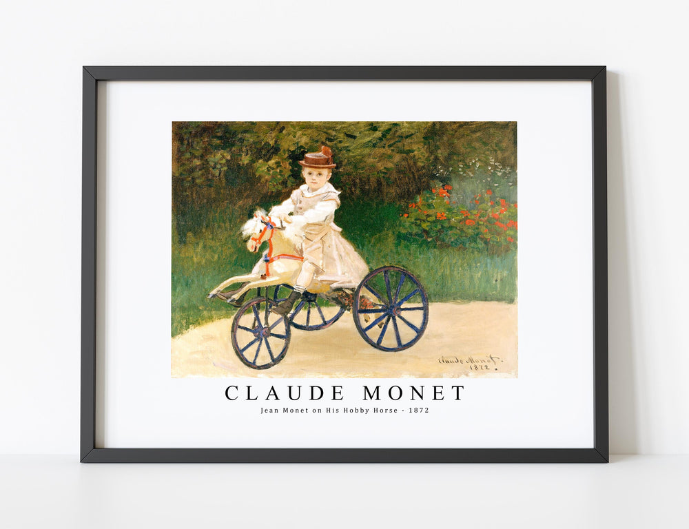 Claude Monet - Jean Monet on His Hobby Horse 1872