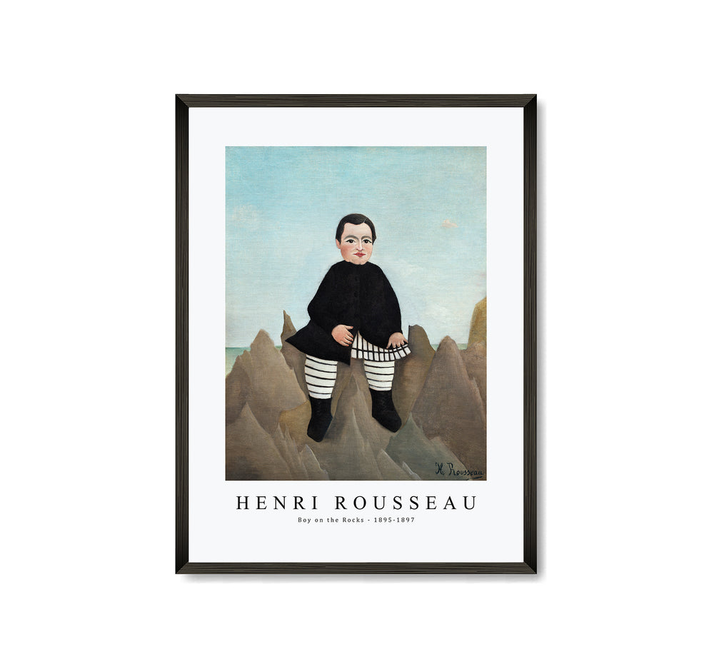 Henri Rousseau - Boy on the Rocks 1895-1897