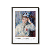 Pierre Auguste Renoir - Portrait of Mademoiselle Marie Murer (Portrait de Mademoiselle Marie Murer) (1877)