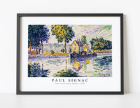 
              Paul Signac - View of the Seine, Samois (1906)
            